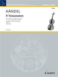 Händel: 9 Triosonaten g-moll op. 2 Nr. 7 (2 Violins and Basso Continuo- Cello ad lib.)