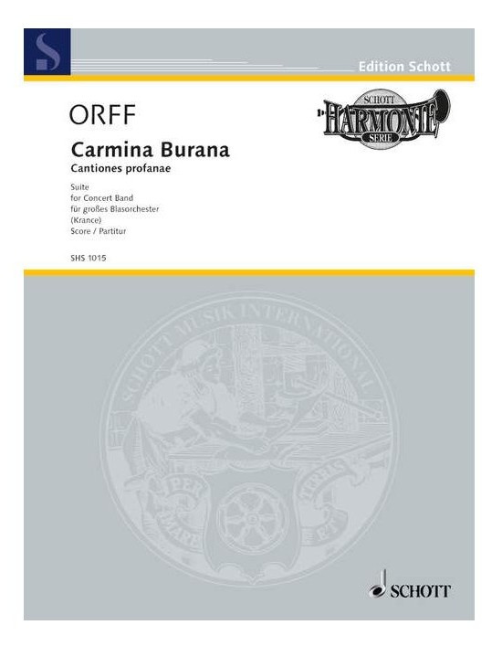 Orff: Carmina Burana partitur