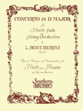 Boccherini: CONCERTO IN D MAJOR OP. 27 /Fl