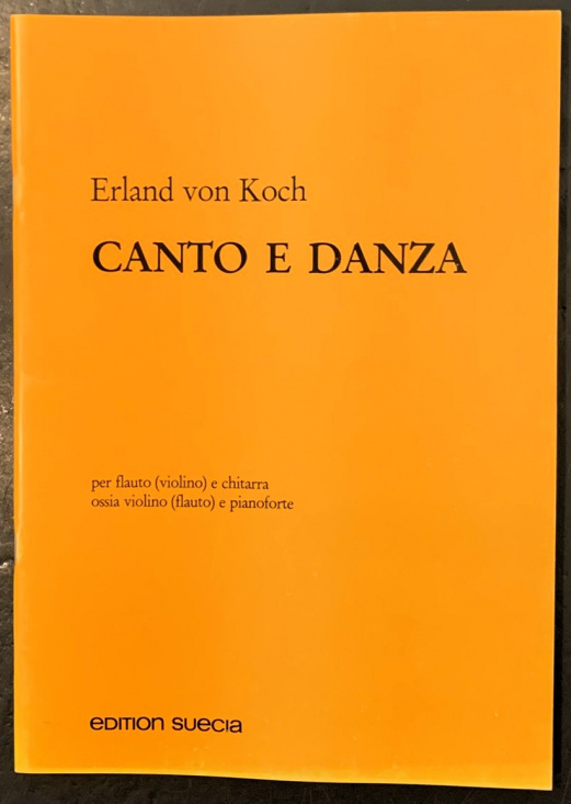 Koch: Canto e danza för flöjt & gitarr