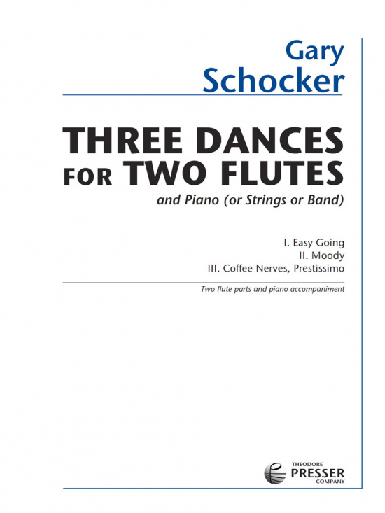 Schocker: 3 Dances / 2 Fl+pi