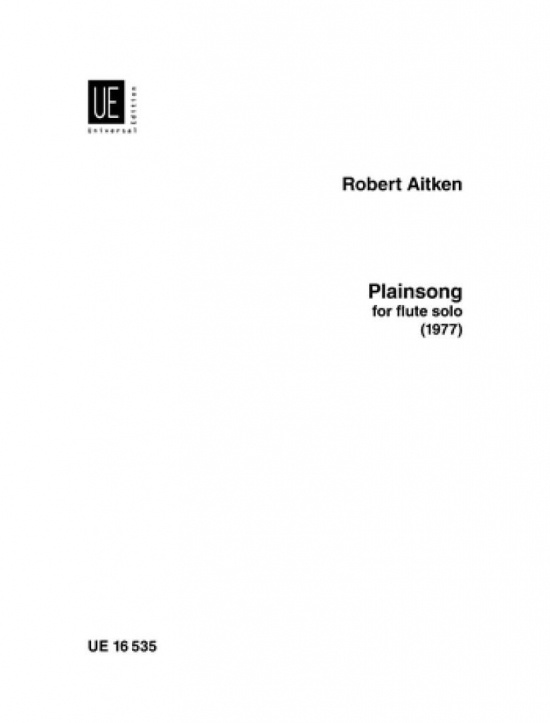 Aitken: Plainsong /Flöjtsolo