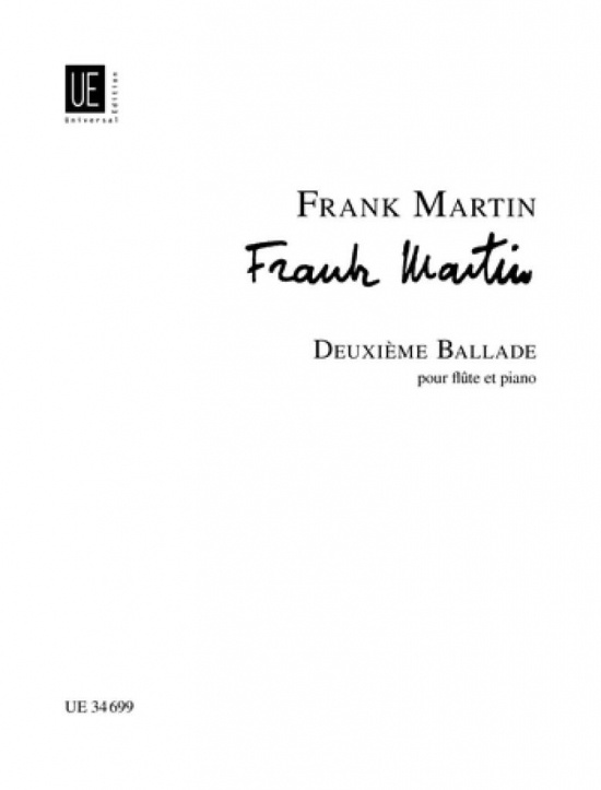 Martin: Ballade 2 Flöjt + piano