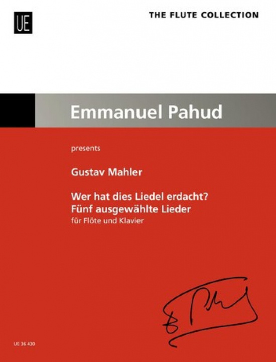 Mahler: 5 utvalda Lieder Fl+pi