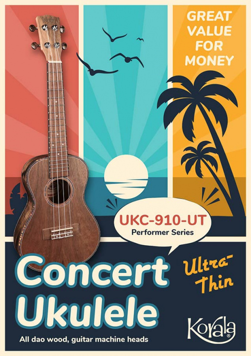 Ukulele Korala Concert Performer Series