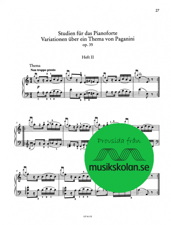 Brahms: Paganini-Variationen opus 35