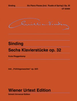 Sinding: Sechs Klavierstücke opus 32