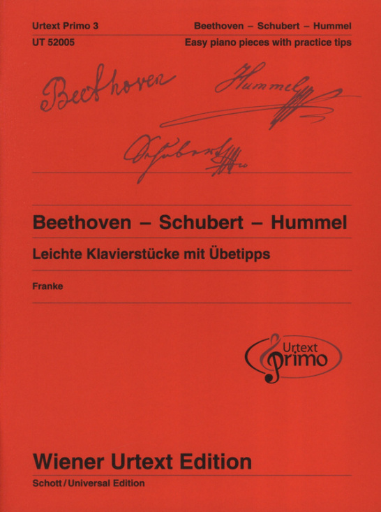 Beethoven - Schubert - Hummel: Leichte Klavierstücke mit Übetips 3