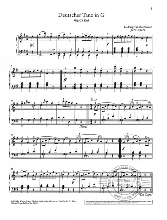 Beethoven - Schubert - Hummel: Leichte Klavierstücke mit Übetips 3