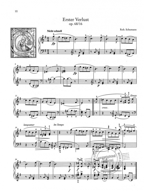 Schumann - Brahms - Kirchner: Leichte Klavierstücke mit Übetips 4