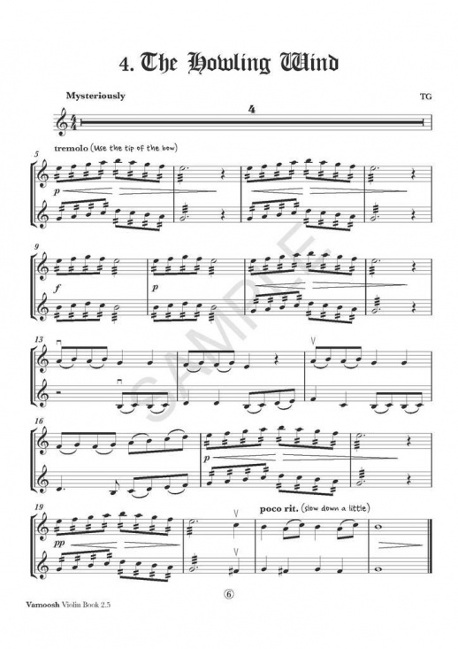 Vamoosh Violin Book 2.5