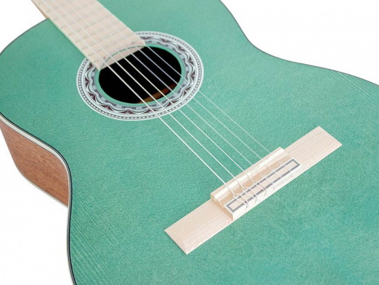  Gitarr Nylonsträngad Valencia 300 4/4 Aqua blue