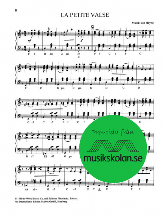 Akkordeon pur Musettemelodien