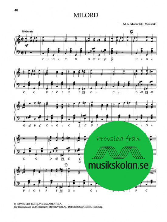 Akkordeon pur Musettemelodien