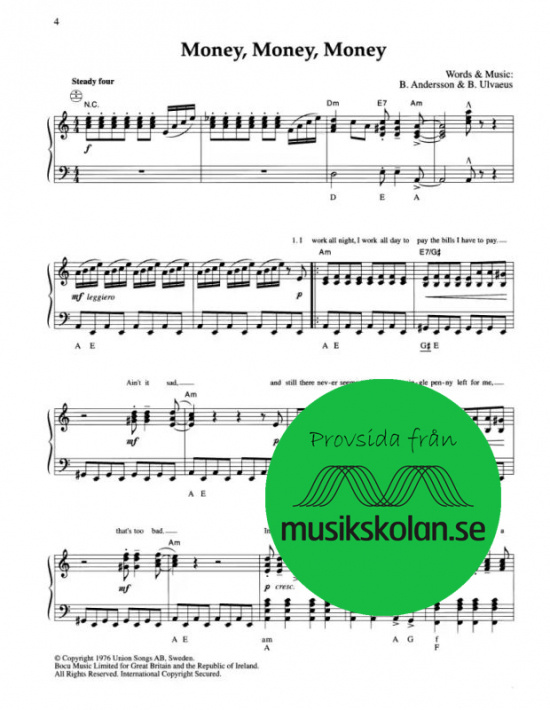 Akkordeon pur ABBA volume 1