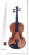 Bokmärke med magnet violin