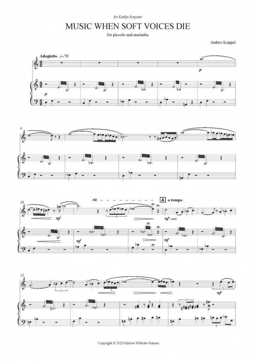Koppel: Music When Soft Voices Die