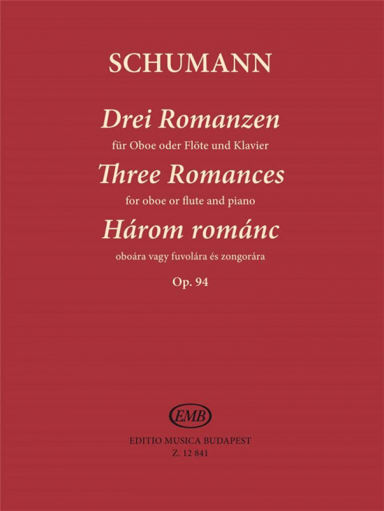 Schumann: Drei Romanzen Op 94 flöjt och piano