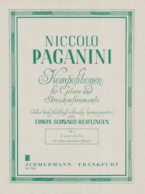 Paganini: Cantabile Nr 8 Violin+Gitarr