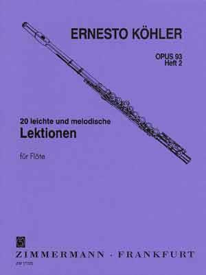 Köhler: 20 Lektionen op93 2 /Fl