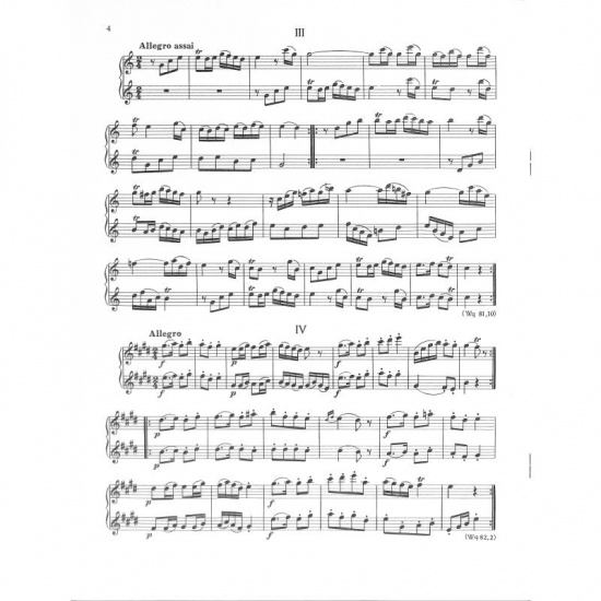 C.P.E Bach: 10 Easy Duets for two flutes