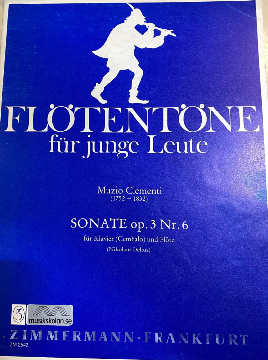 Clementi:Sonat Op3:6/Fl+P