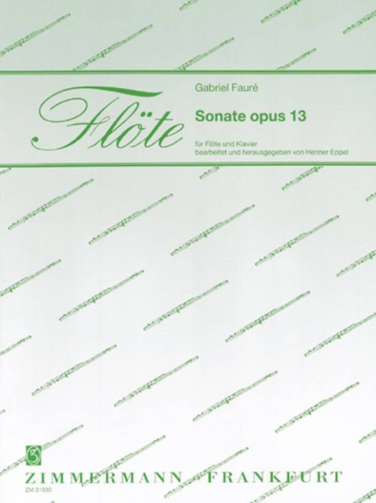 Fauré: Sonat Op 13 Flöjt och piano