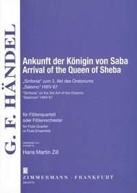 Händel: Arrival Of The Queen Of Sheba / Flute Choir