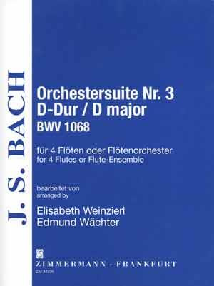 Bach: Suite Nr 3 D-dur /4 Fl (Flute Choir)