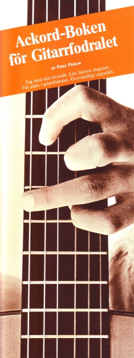 Ackordboken för gitarrfodralet