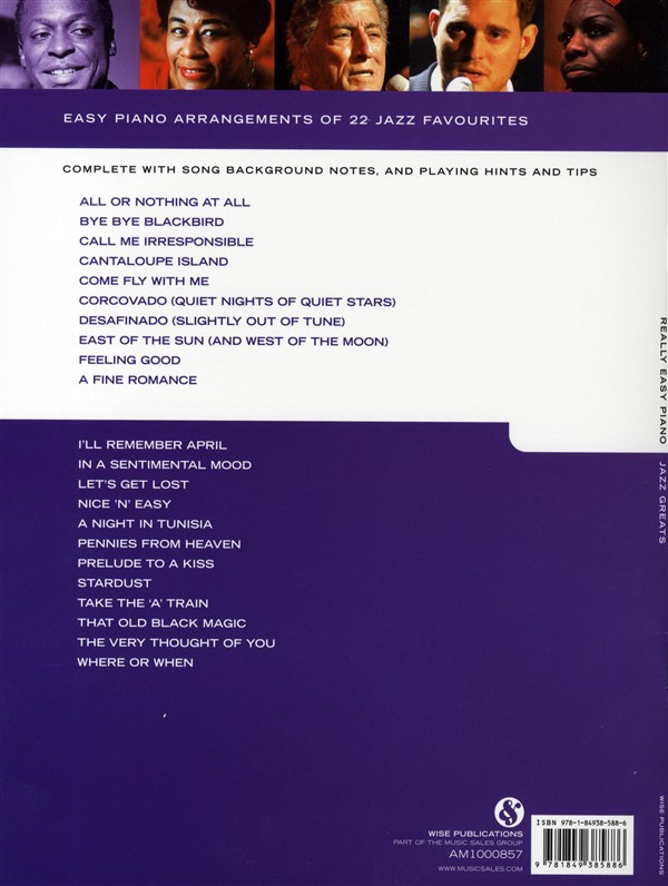 Really Easy Piano Jazz Greats