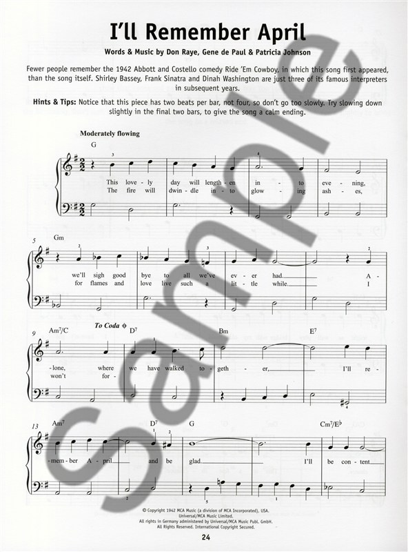 Really Easy Piano Jazz Greats