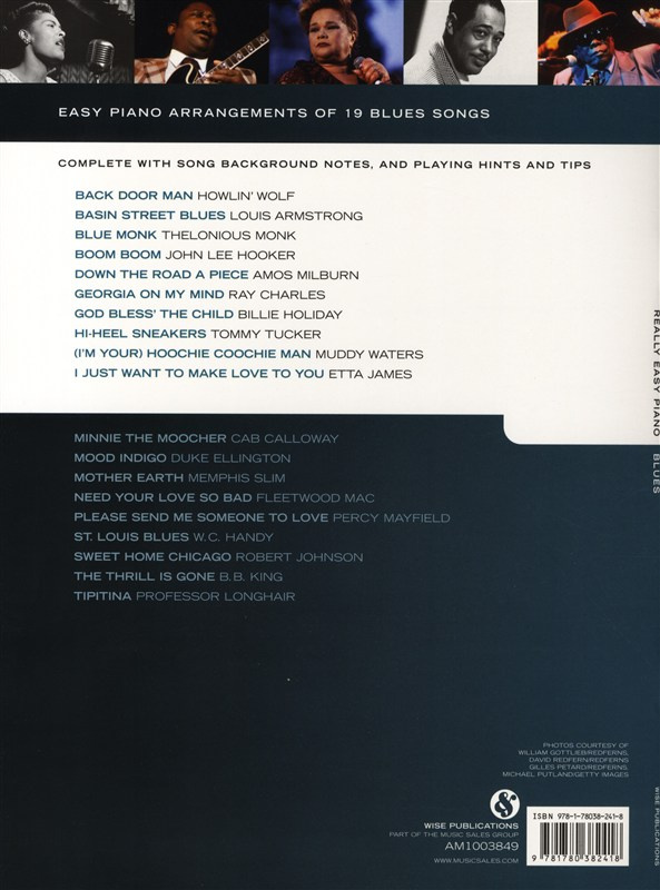 Really Easy Piano Blues