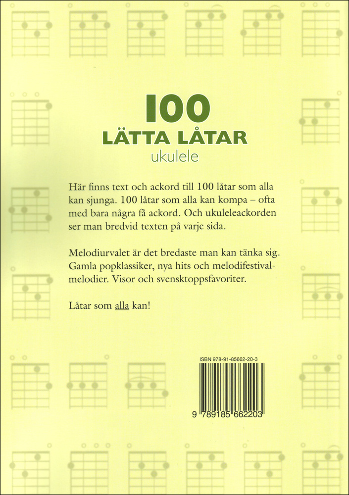 100 Lätta låtar Ukulele 2