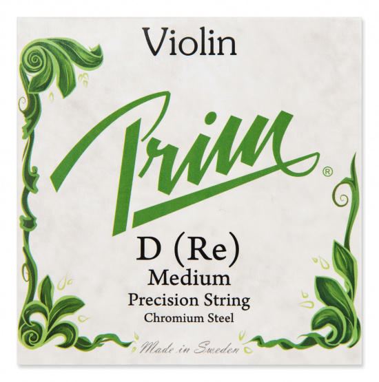Violinsträng Prim D (Re) grön 4/4 Medium