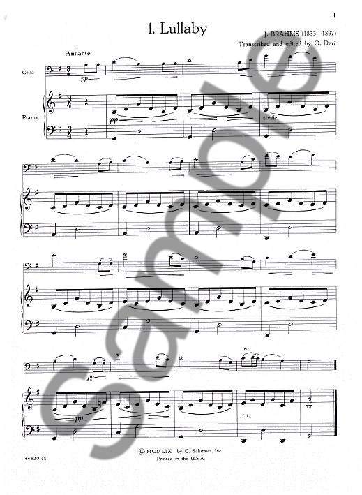 Solos for the Cello Player