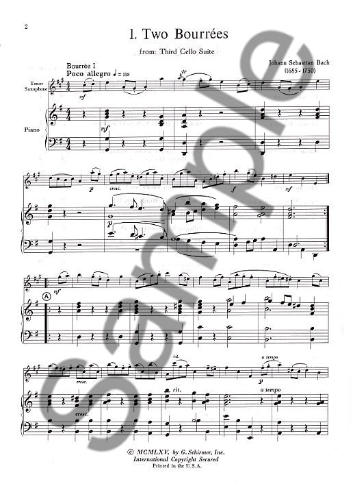 Solos for the Tenor Saxophone Player