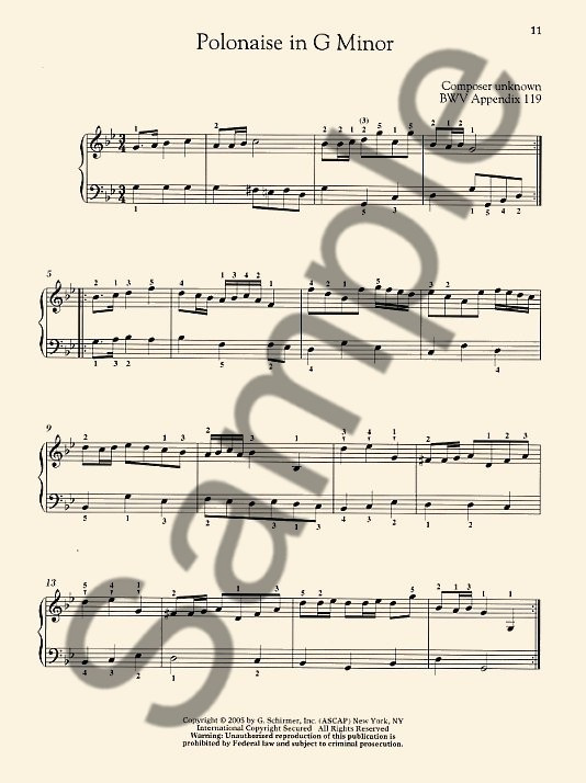 Bach: Selections from the Notebook for Anna Magdalena Bach