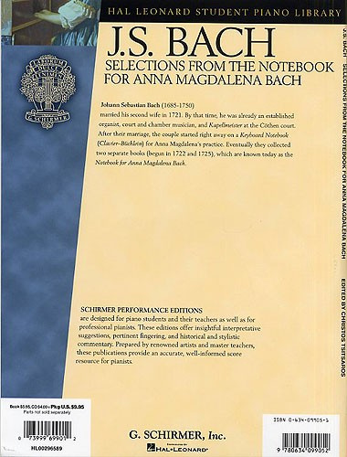 Bach: Selections from the Notebook for Anna Magdalena Bach