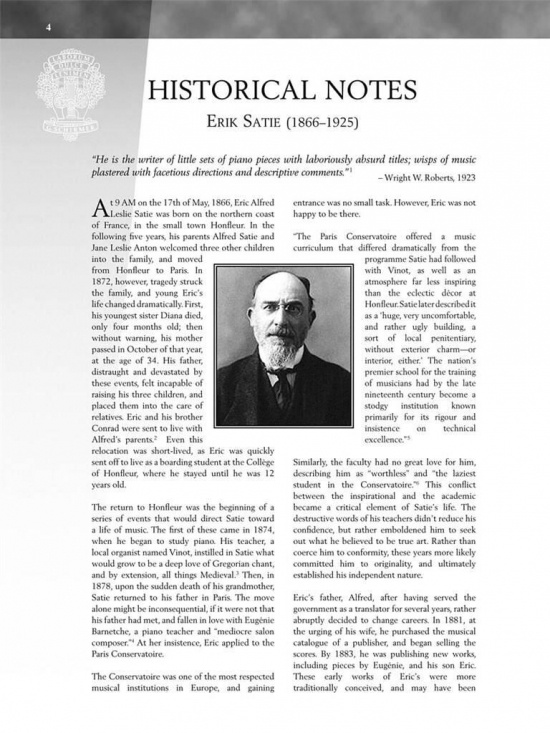 Satie: Gymnopedies and Gnossiennes