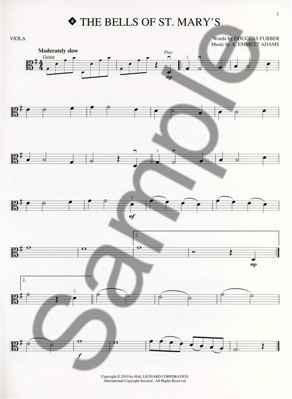 Irish Favourites viola