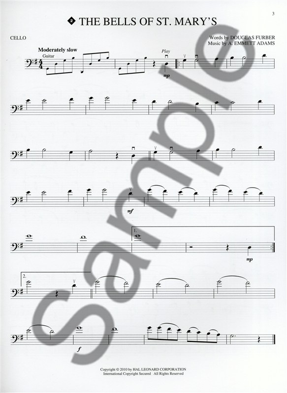 Irish Favourites cello