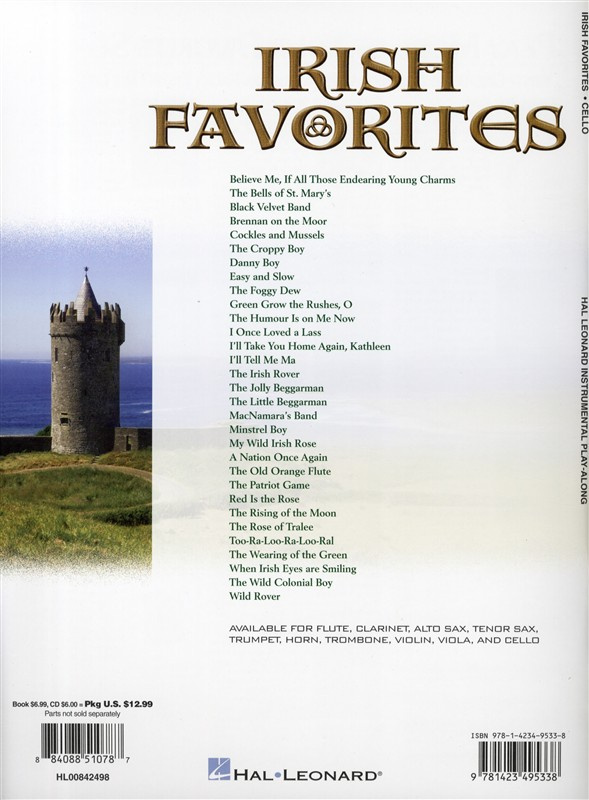 Irish Favourites cello