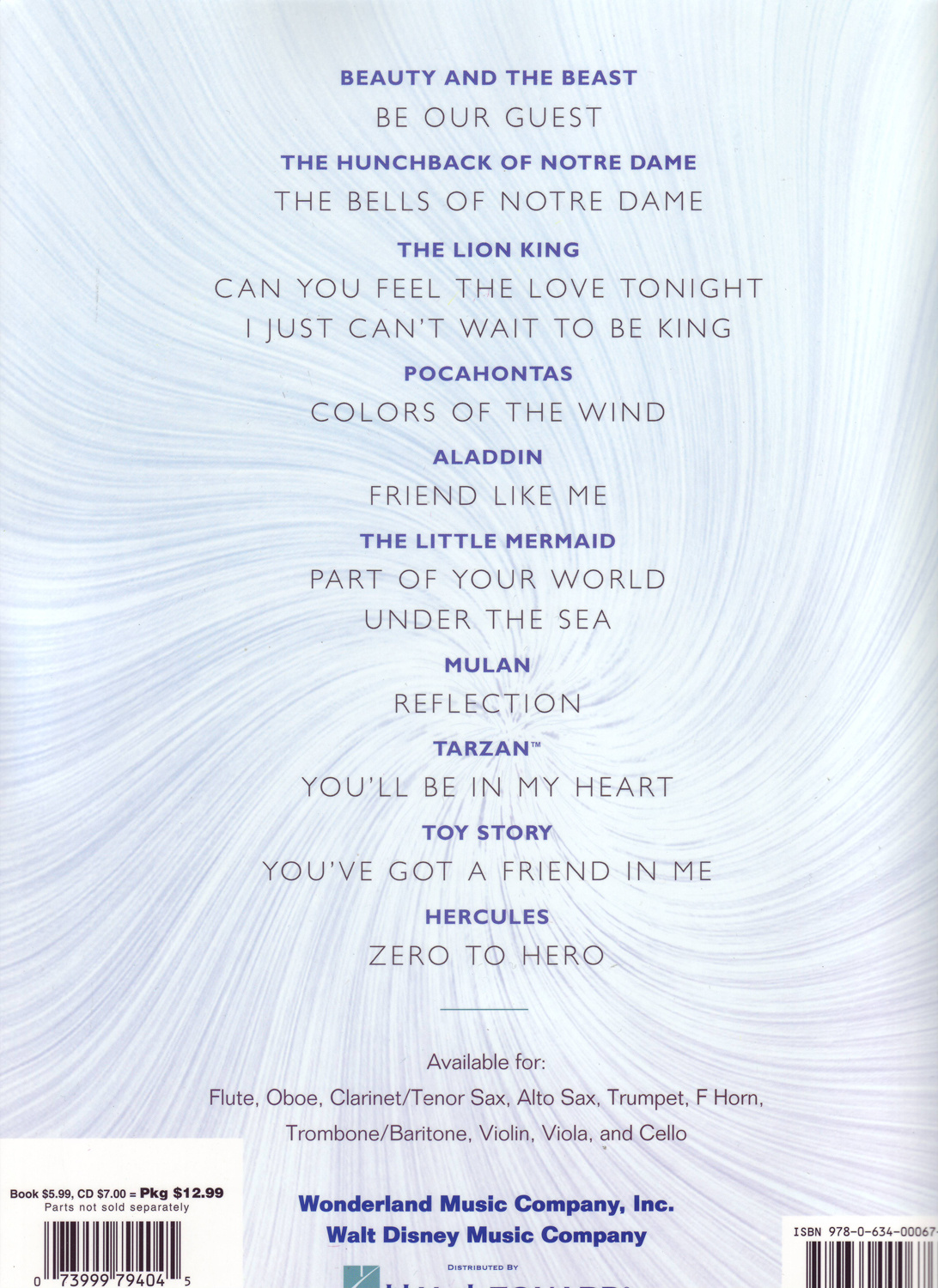 Disney solos Flöjt med ljudfiler online