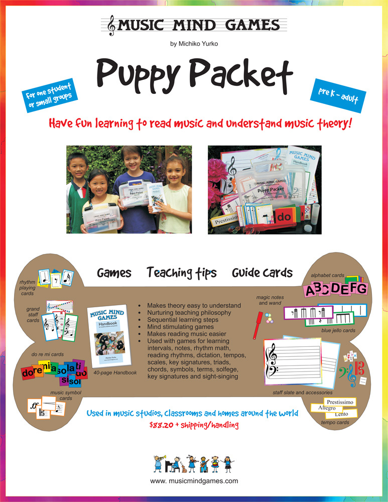 Music Mind Games Puppy Packet Teori